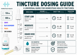 Tincture dosing chart