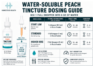 Water soluble tincture dosing chart